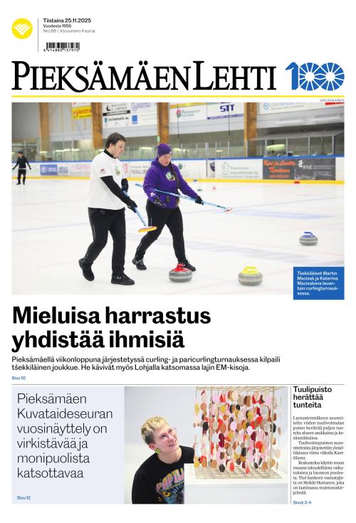 Pieksämäen lehti 25.11.2025