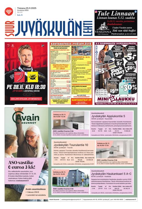 Suur-Jyväskylän Lehti 25.11.2025