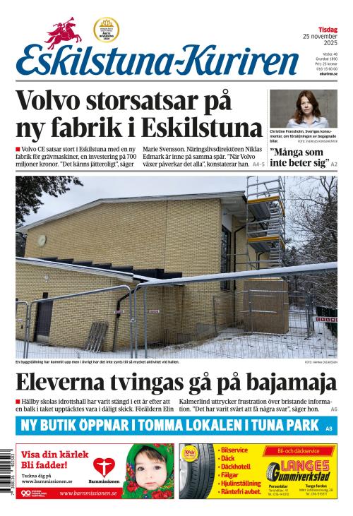 Eskilstuna-Kuriren 25.11.2025