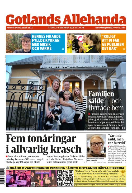 Gotlands Allehanda 25.11.2025