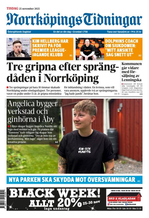 Norrköpings Tidningar 25.11.2025
