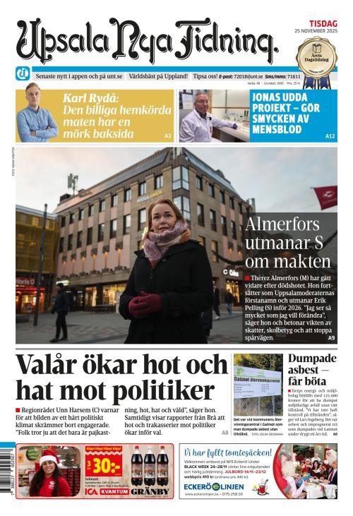 Upsala Nya Tidning 25.11.2025