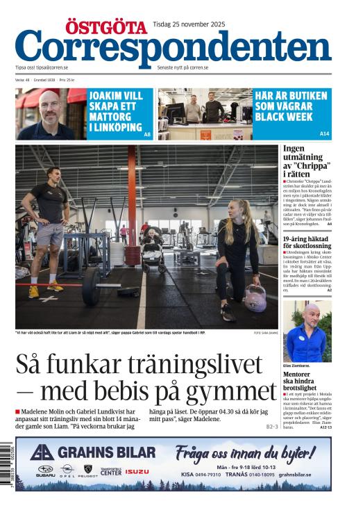 Östgöta Correspondenten 25.11.2025