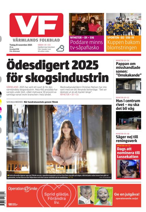 Värmlands Folkblad 25.11.2025