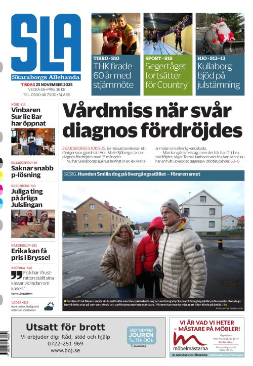 Skaraborgs Allehanda 25.11.2025