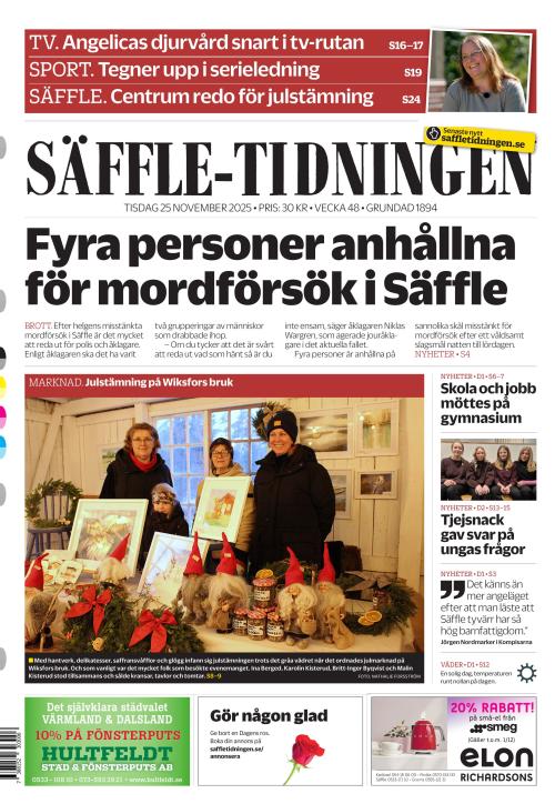 Säffle-Tidningen 25.11.2025