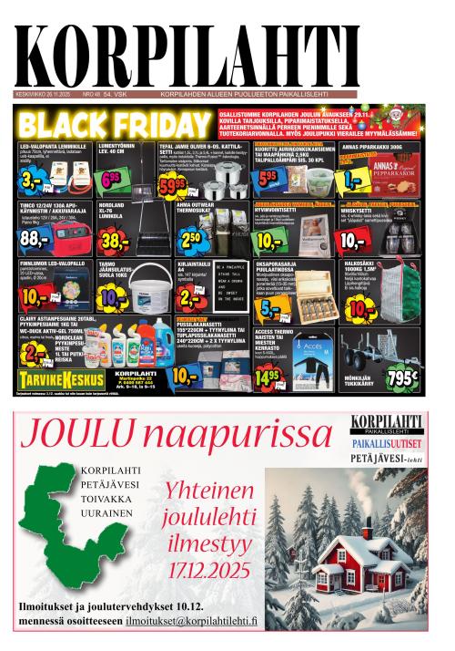 Korpilahti-lehti 26.11.2025