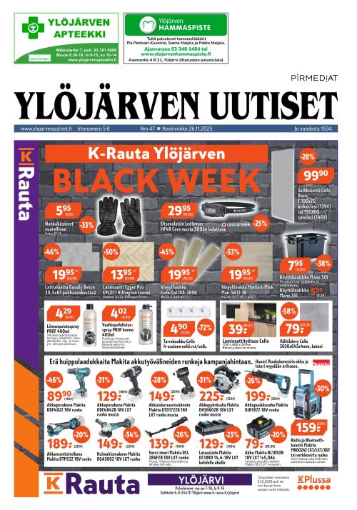 Ylöjärven Uutiset 26.11.2025