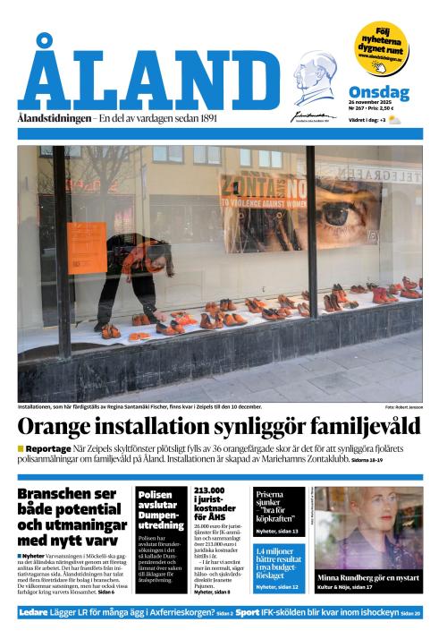 Ålandstidningen 26.11.2025