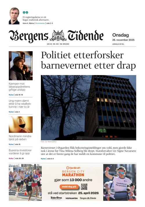 Bergens Tidende (NO) 26.11.2025