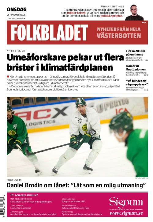 Folkbladet (Västerbotten) (SE) 26.11.2025