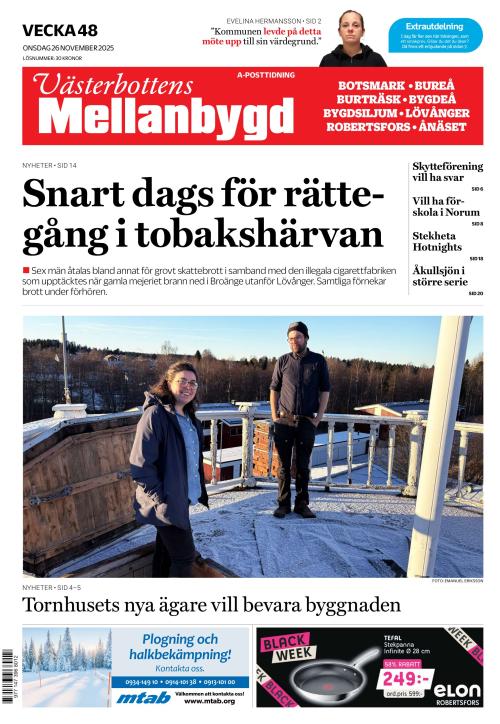 Västerbottens Mellanbygd (SE) 26.11.2025