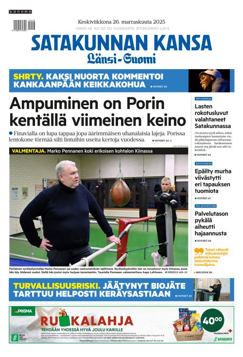 Satakunnan Kansa Länsi-Suomi 26.11.2025