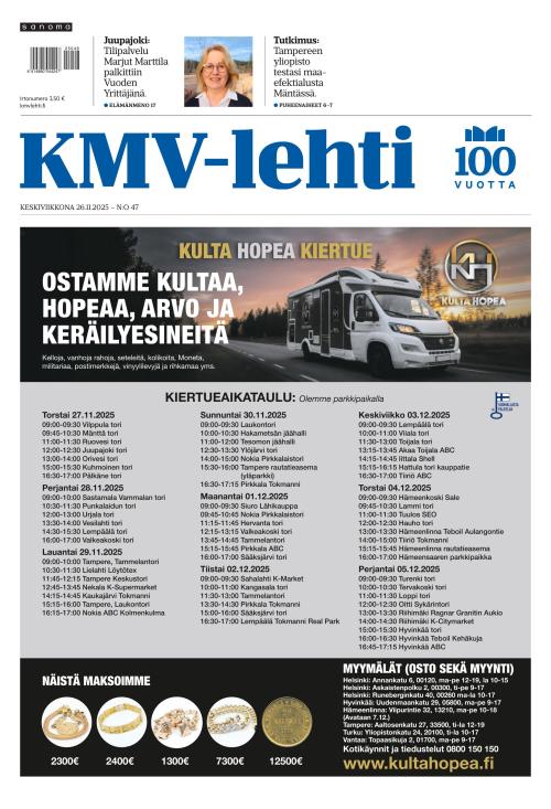 KMV-lehti 26.11.2025