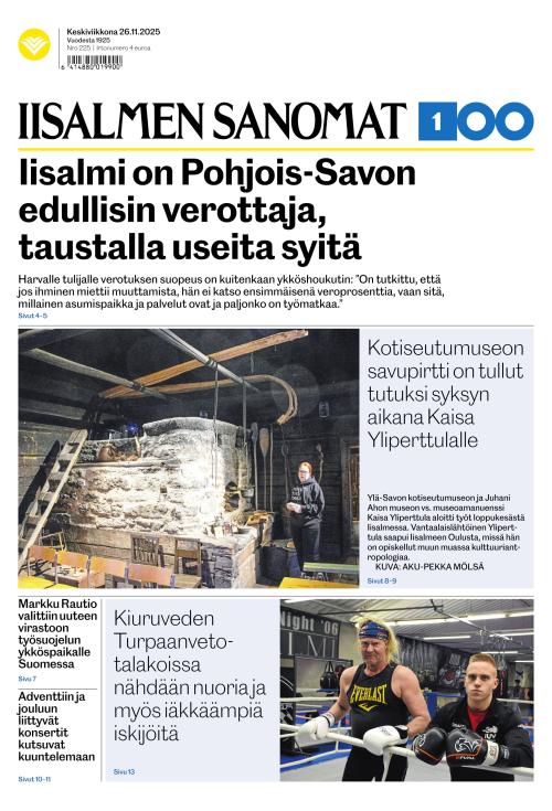 Iisalmen Sanomat 26.11.2025