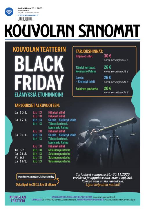 Kouvolan Sanomat 26.11.2025