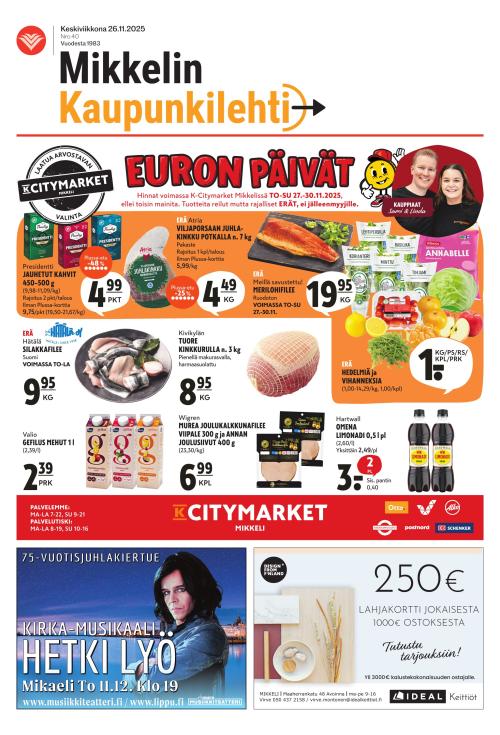 Mikkelin kaupunkilehti 26.11.2025