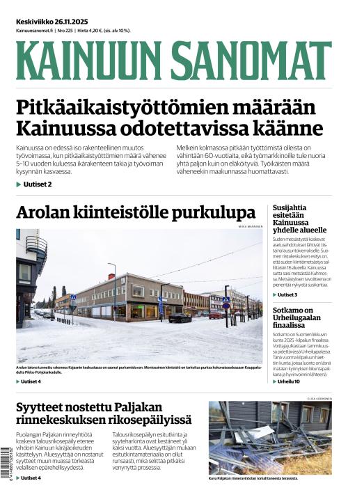 Kainuun Sanomat 26.11.2025