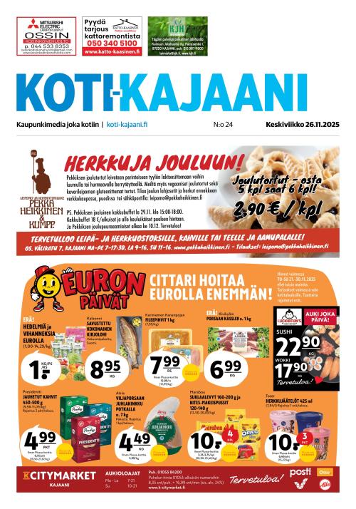 Koti-Kajaani 26.11.2025