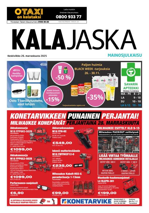 Kalajokilaakso ja Kalajaska 26.11.2025