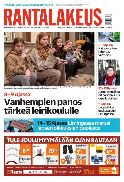 Rantalakeus 26.11.2025