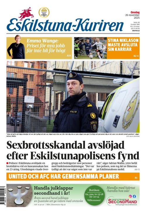 Eskilstuna-Kuriren 26.11.2025