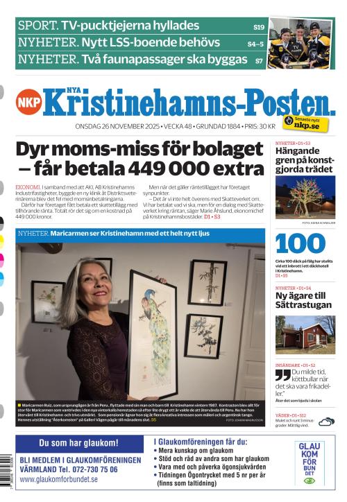Nya Kristinehamns-Posten 26.11.2025