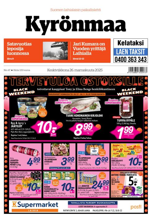 Kyrönmaa-lehti 26.11.2025