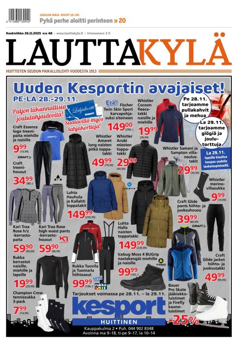 Lauttakylä-lehti 26.11.2025