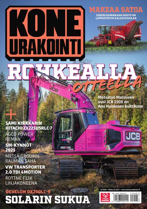 Koneurakointi 08/2025