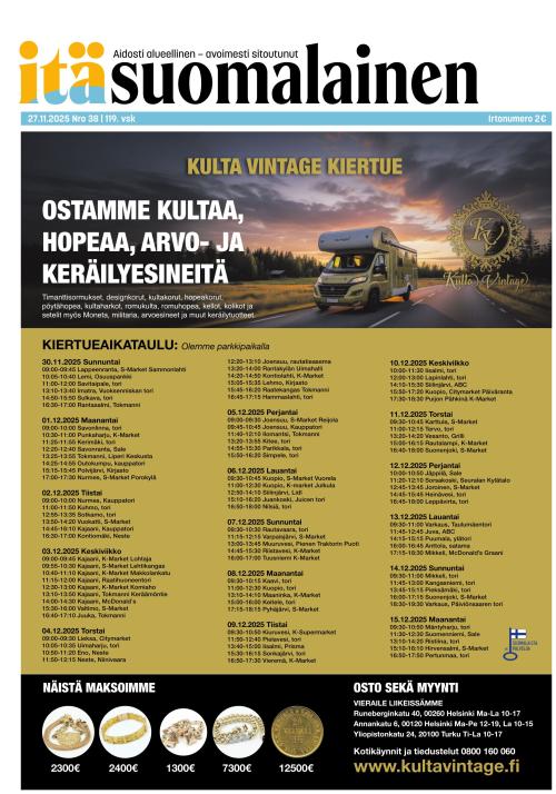 Itäsuomalainen 27.11.2025