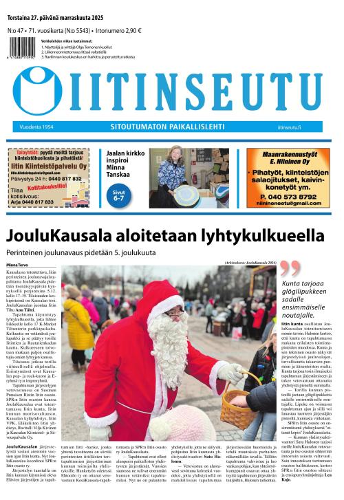 Iitinseutu 27.11.2025