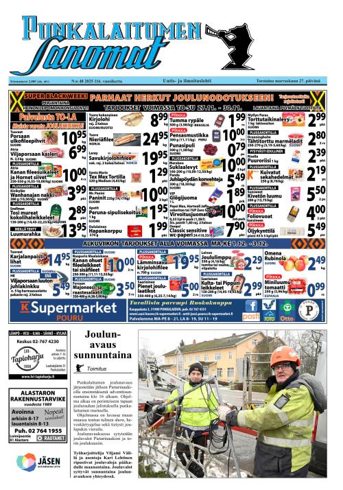 Punkalaitumen Sanomat 27.11.2025