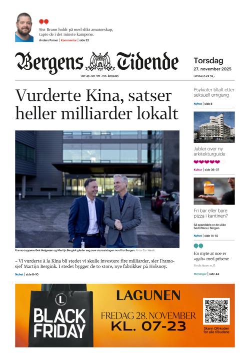 Bergens Tidende (NO) 27.11.2025