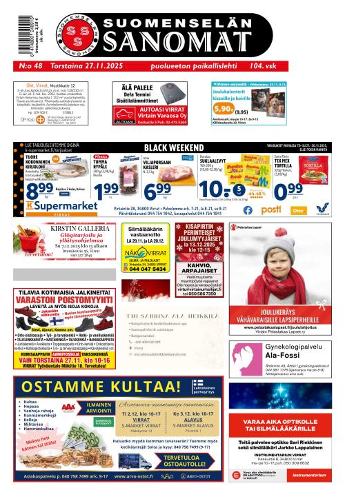 Suomenselän Sanomat 27.11.2025