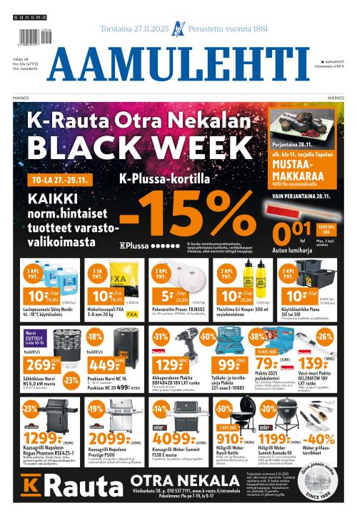 Aamulehti 27.11.2025