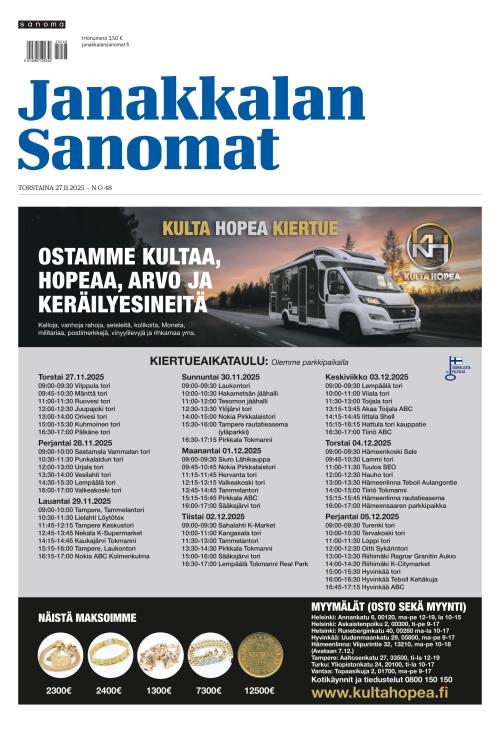Janakkalan Sanomat 27.11.2025