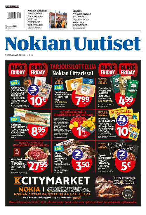 Nokian Uutiset 27.11.2025