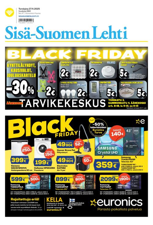 Sisä-Suomen Lehti 27.11.2025