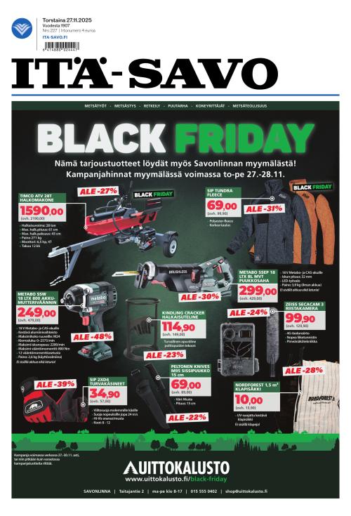 Itä-Savo 27.11.2025