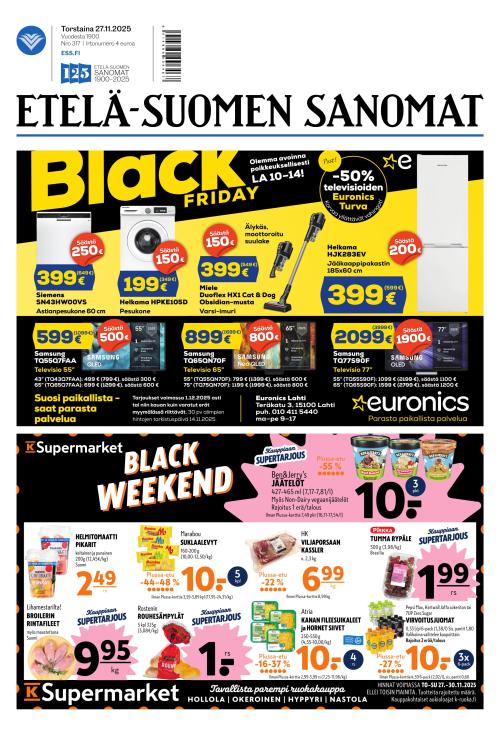 Etelä-Suomen Sanomat 27.11.2025