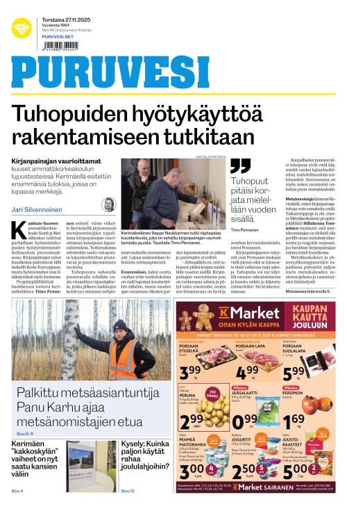 Puruvesi-lehti 27.11.2025