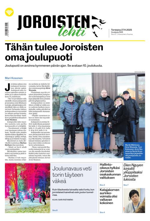 Joroisten Lehti 27.11.2025
