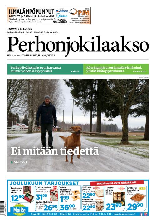 Perhonjokilaakso 27.11.2025