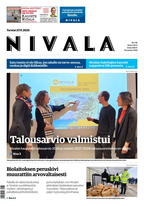 Nivala-lehti 27.11.2025