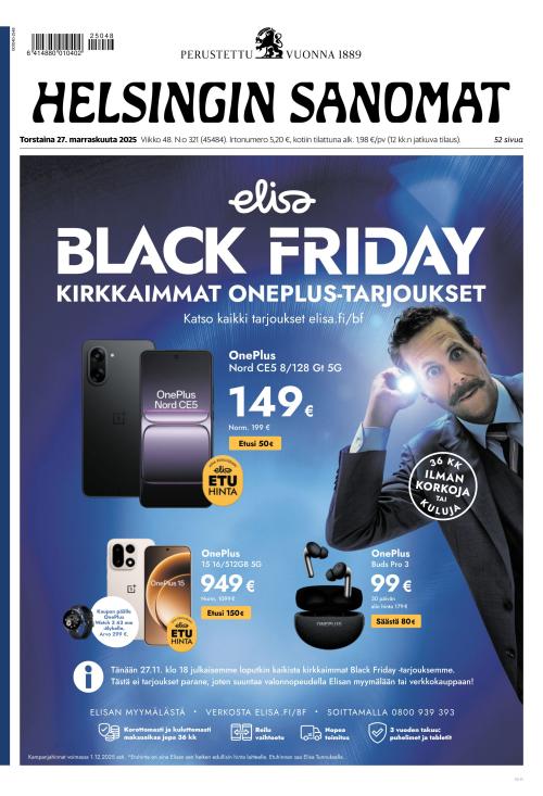 Helsingin Sanomat 27.11.2025