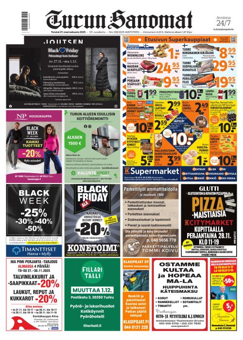 Turun Sanomat 27.11.2025