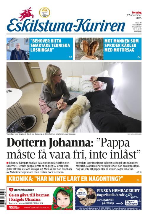 Eskilstuna-Kuriren 27.11.2025