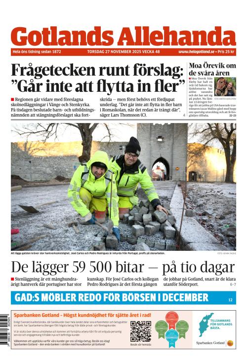 Gotlands Allehanda 27.11.2025