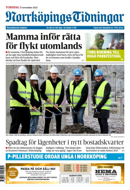 Norrköpings Tidningar 27.11.2025